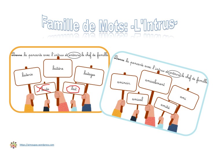 [Folder] Famille de Mots -l'intrus-